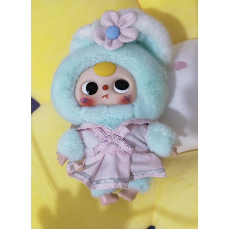 Baby Three Macaron Cute Bunny Plush Series Blue bunny