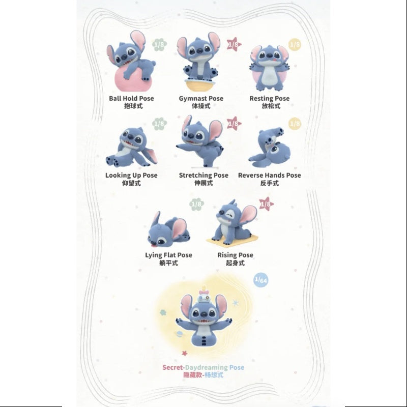 Disney Stitch Energy Yoga Series Whole Set Brand New With Plastic