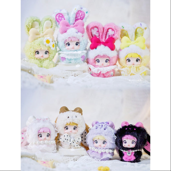 Nommi Baby Sweetheart Bunny Vinyl Plush Pendant Series Whole Set