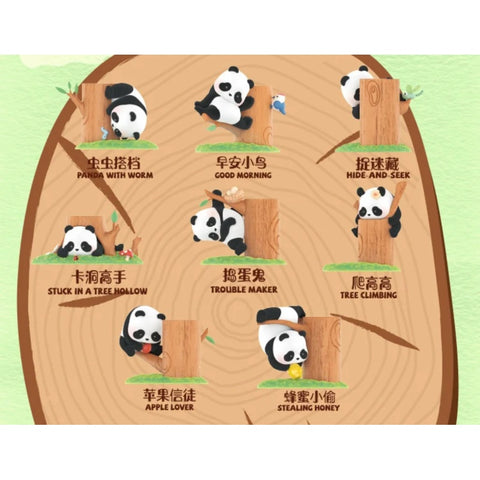 Panda Roll Panda Fruit Tree Blind Box Series: Whole Set (Opened Box)