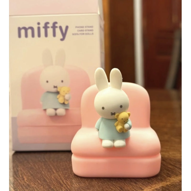 Miffy Sofa Phone Stand Season 2 Blind Box Series: Pink Sofa (Confirmed Style)
