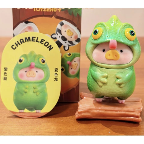LuLu the Piggy Animal Party 2 Blind Box Series: Chameleon (Confirmed Style)