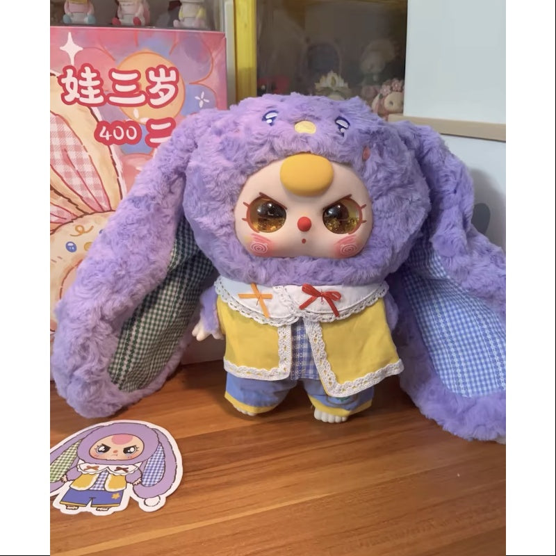 Baby Three 400% V2 Plush Doll Series Big Secret Country Bunny (1/120)