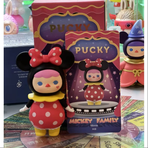 PUCKY Mickey Family Series Whole Set Opened