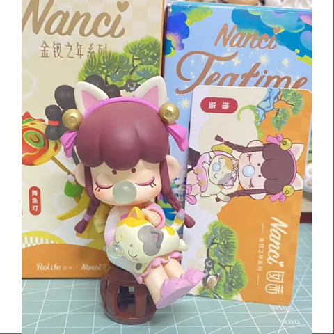 Nanci At The Age of Twelve Series Play with cat