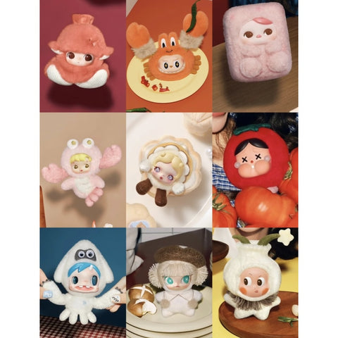 Pop Mart Dip For Fun Plush Pendant Blind Box Series: Whole Set (Opened Box)