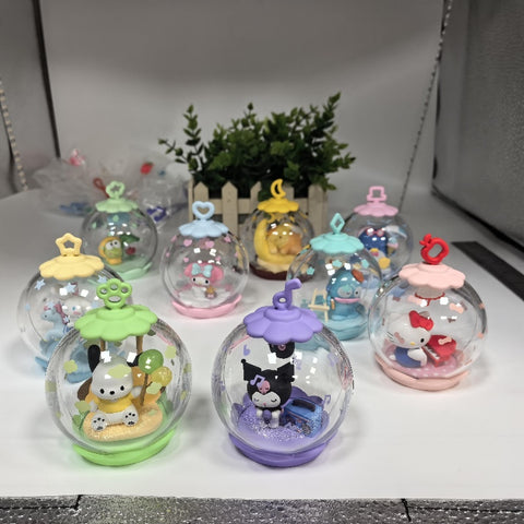 Sanrio Characters Sweet Dream Bubble House Series Whole Set Opened