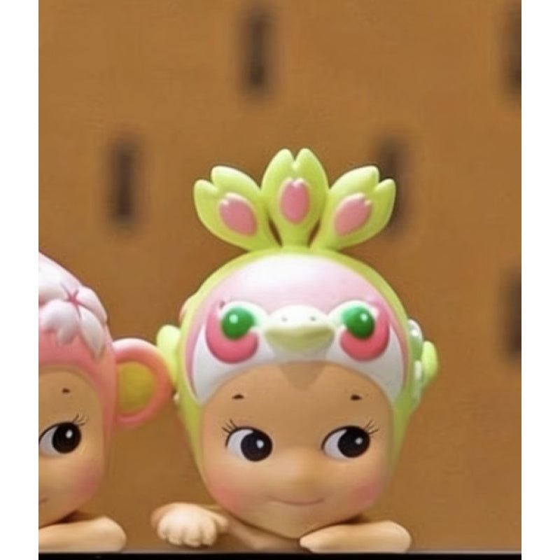 Sonny Angel HIPPERS Cherry Blossom Blind Box Series: Peacock (Confirmed Style)
