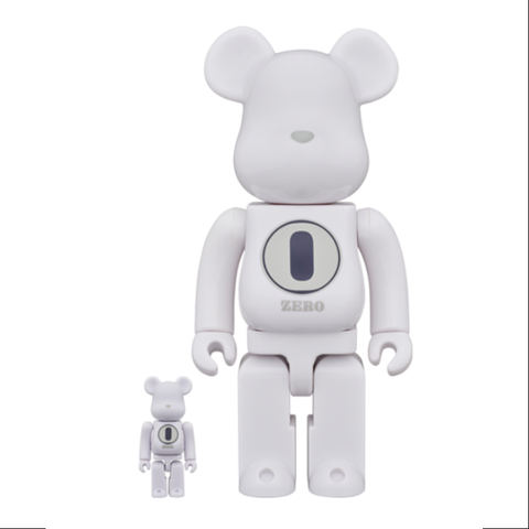 Bearbrick ROBERT INDIANA x fragmentdesign White 400% & 100% Be@rbrick 2024 Limited