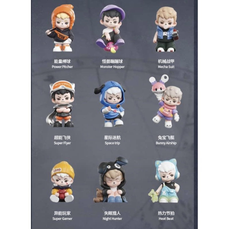 Boy Rayan Time Rift Mini Blind Box Series: Whole Set (Opened Box)