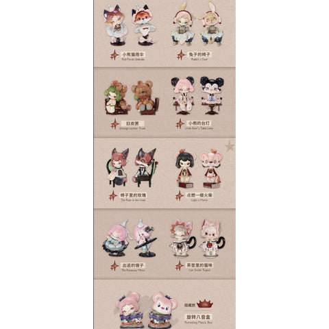Dual Bear Attic Encounter Blind Box Series: Whole Set (Brand New With Plastic)