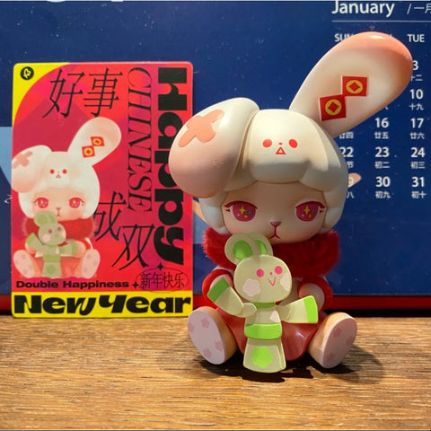 Bunny Pop Mart Three! Two! One! Chinese New Year Series Double Happiness