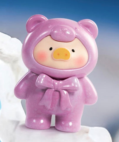 LuLu the Piggy Teddy Mini Ore Collection Blind Bag Series: Rose Quartz (SR 1/20) (Confirmed Style)