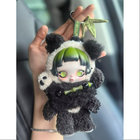 Skullpanda Lazy Panda Vinyl Plush Doll Pendant 2025 Limited Edition
