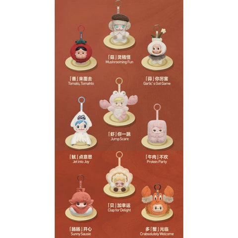 Pop Mart Dip For Fun Plush Pendant Blind Box Series: Whole Set (Opened Box)