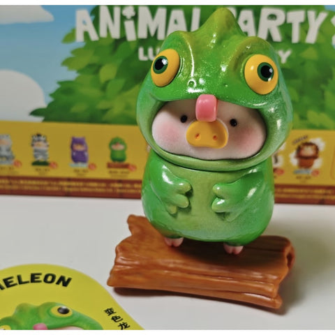 LuLu the Piggy Animal Party 2 Blind Box Series: Chameleon (Confirmed Style)