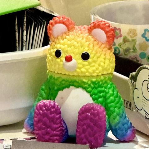 Muckey Instinctoy Relax Blind Box Series: Crayon Rainbow (Confirmed Style)