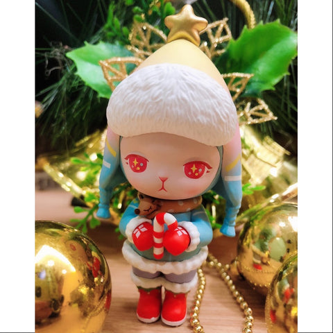 Bunny 2019 Merry Christmas Series Blue Pine Tree