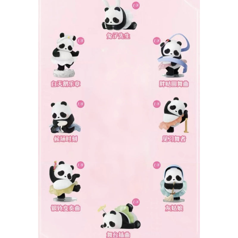 Panda Roll Ballet Performance Blind Box Series: Whole Set (Opened Box)