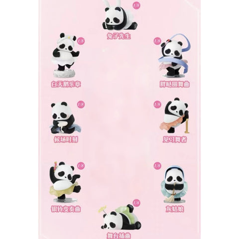 Panda Roll Ballet Performance Blind Box Series: Whole Set (Opened Box)