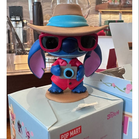 Disney Stitch on a Date Series Taking Photos