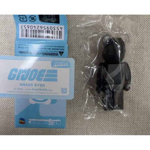 Bearbrick Series 51: HERO G.I.JOE Snake Eyes 100% (Confirmed Style)