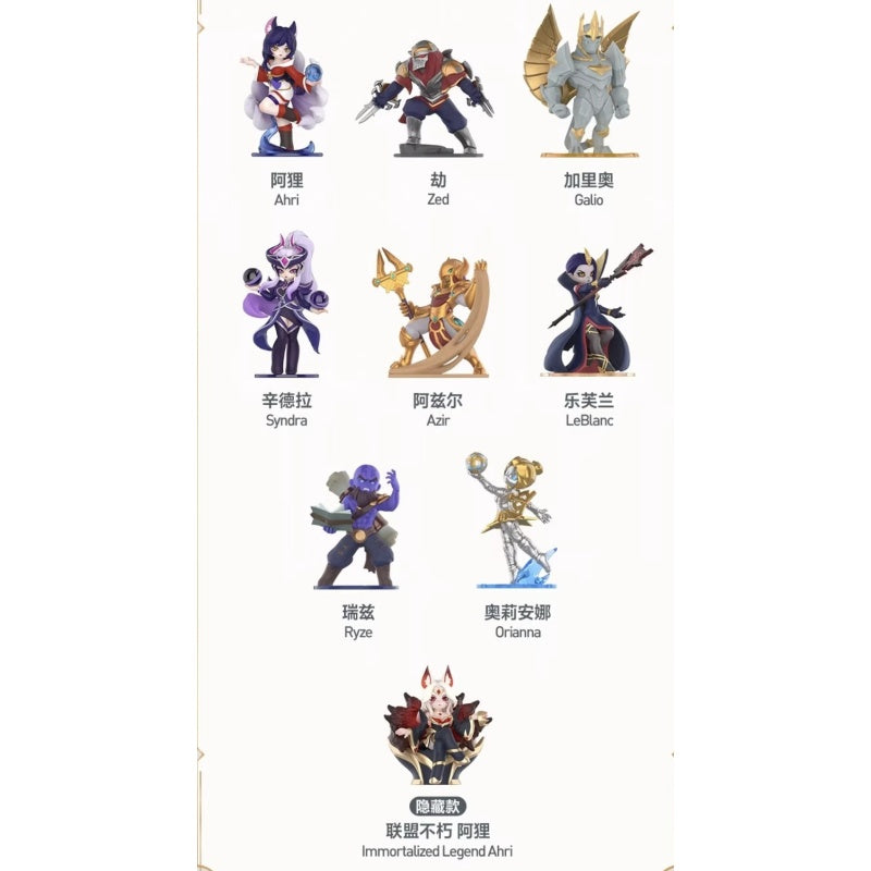 League of Legends Midlane Icons Blind Box Series: Whole Set (Brand New With Plastic)