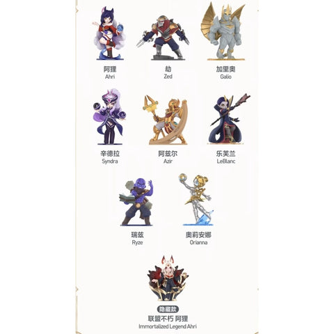 League of Legends Midlane Icons Blind Box Series: Whole Set (Brand New With Plastic)