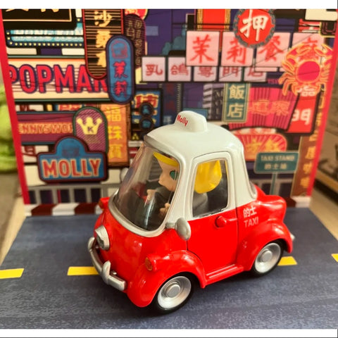 MOLLY Pop Mart PopCar Super Track Series secret MOLLY MINI TAXI(1/120)