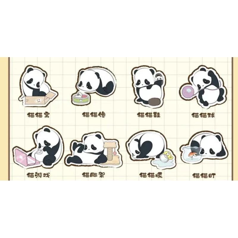 Panda Roll Pandas are also Cats Blind Box Series: Whole Set (Opened Box)