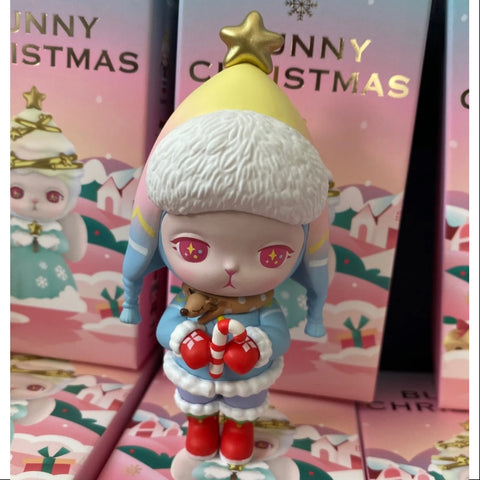 Bunny 2019 Merry Christmas Series Blue Pine Tree