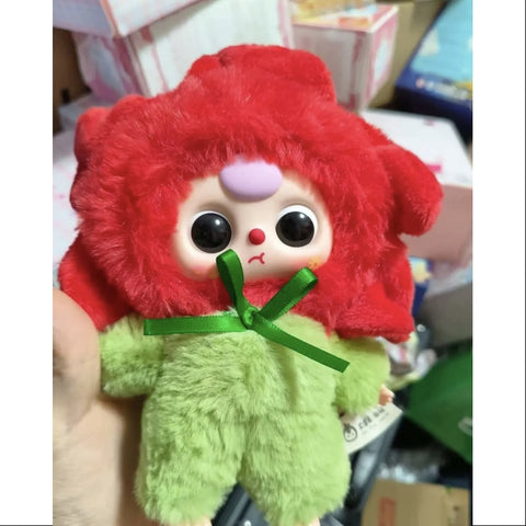 Baby Three Where is Spring Plush Pendant Series Rose