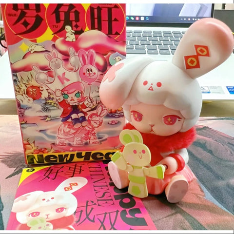 Bunny Pop Mart Three! Two! One! Chinese New Year Series Double Happiness