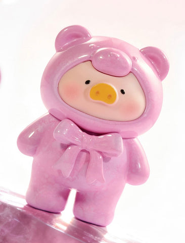 LuLu the Piggy Teddy Mini Ore Collection Blind Bag Series: Rose Quartz (SR 1/20) (Confirmed Style)
