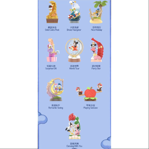 Pop Mart The Wonderful Dreams of Mickey and His Friends Series Scene Sets Whole Set Brand New With Plastic