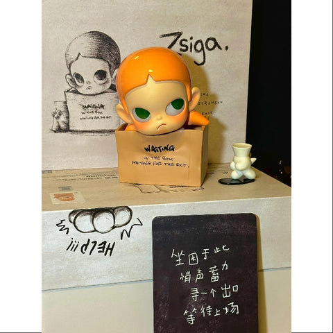 Zsiga Waiting Figurine Art Toy 2023 Limited