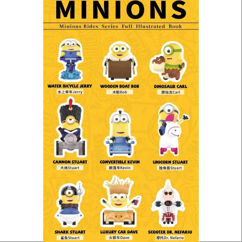 Minions Rides Series Whole Set Opened