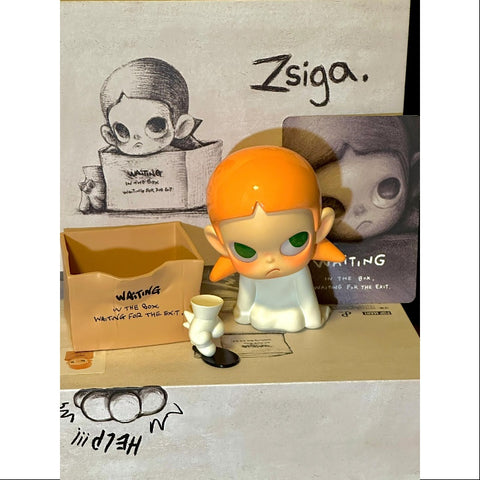 Zsiga Waiting Figurine Art Toy 2023 Limited