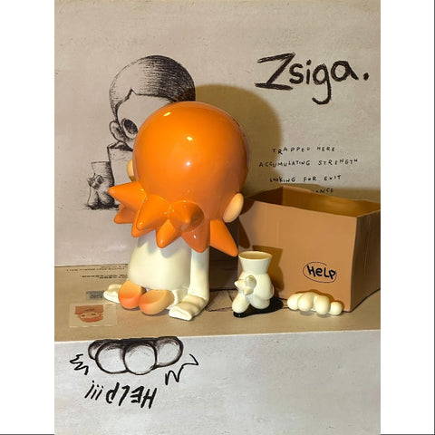 Zsiga Waiting Figurine Art Toy 2023 Limited