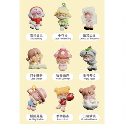 Baby Dora Tiny Time Pendant Series Whole Set Opened