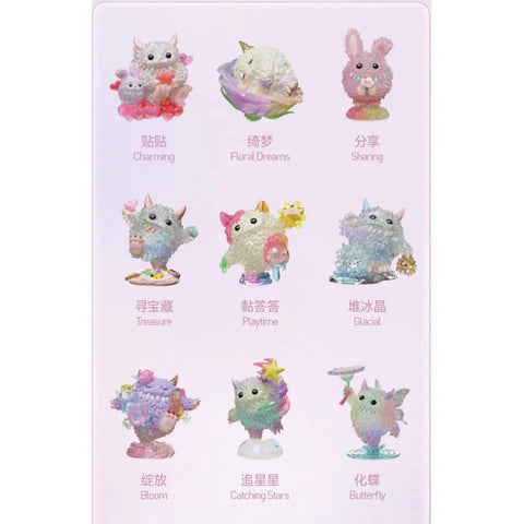 Instinctoy Monster Fluffy Fantasy Journey Blind Box Series: Whole Set (Opened Box)