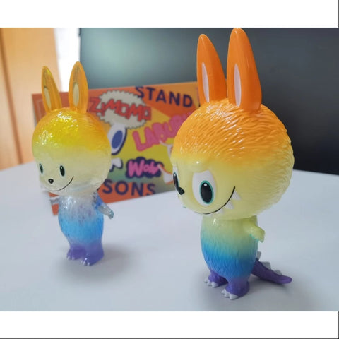 Labubu The Monsters Mini Zimomo Bosons & Labubu stand Set LIMITED