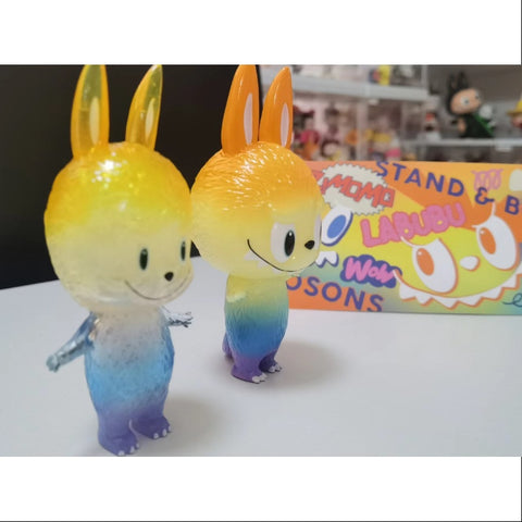 Labubu The Monsters Mini Zimomo Bosons & Labubu stand Set LIMITED