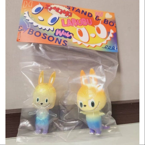 Labubu The Monsters Mini Zimomo Bosons & Labubu stand Set LIMITED