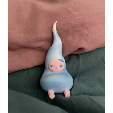 PUCKY Ice Cream Blue Beanie Figure 2018 Limited Edition