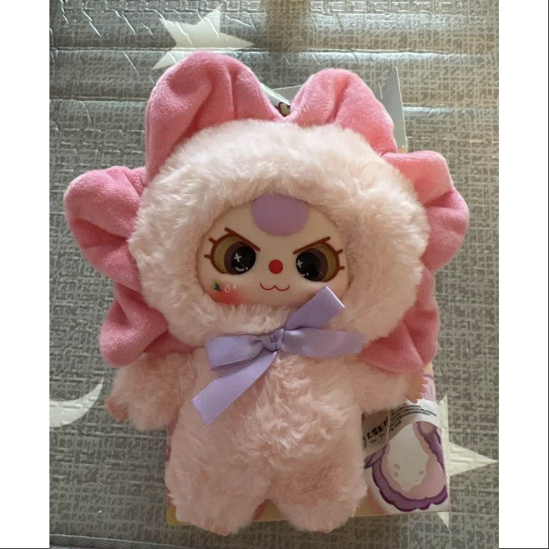 Baby Three Where is Spring Plush Pendant Series Pink flower