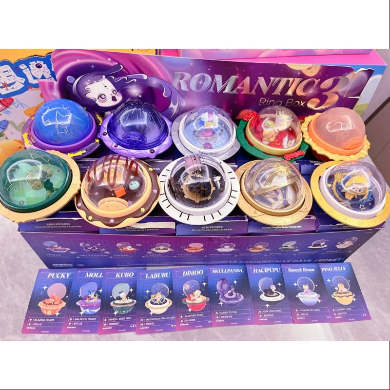 Pop Mart Romantic Ring Box Series 3 Whole Set Opened