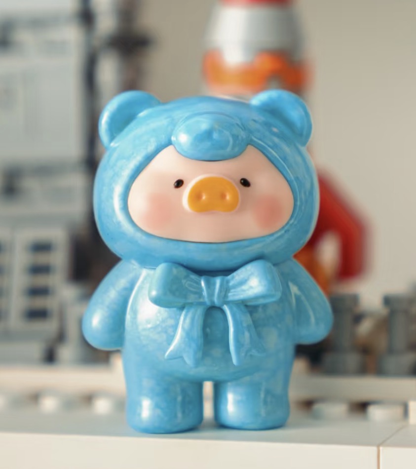 LuLu the Piggy Teddy Mini Ore Collection Blind Bag Series: Larimar (SR 1/20) (Confirmed Style)