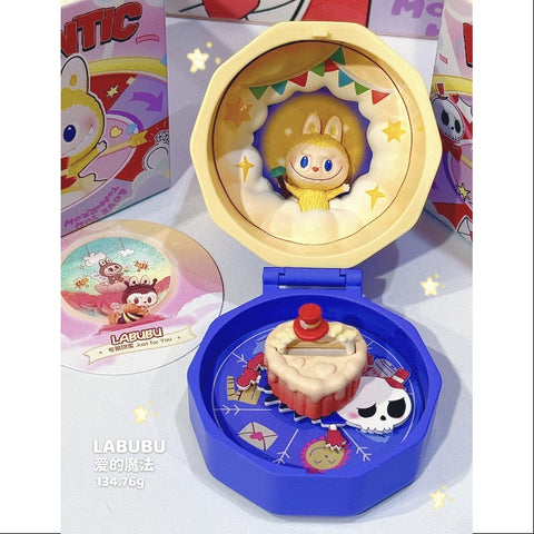 Ring Labu Lab Labubu Pop Mart Romantic Ring Box Series 4 Labubu The Magic of Love ...