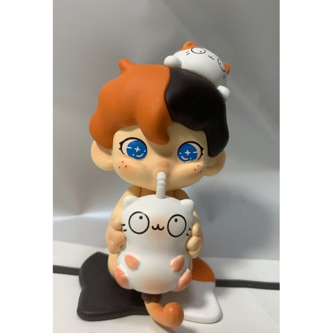 Dudoo Holiday Diary Blind Box Series: Sucking Cat (Confirmed Style)